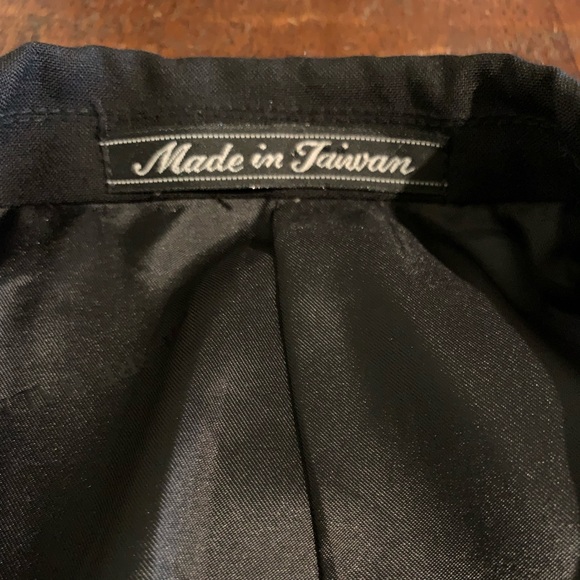 VTG Pierre Balmain Men’s Size 41R Blazer & 36x30.5 Pants 2pc Black Formal Suit - Picture 8 of 13